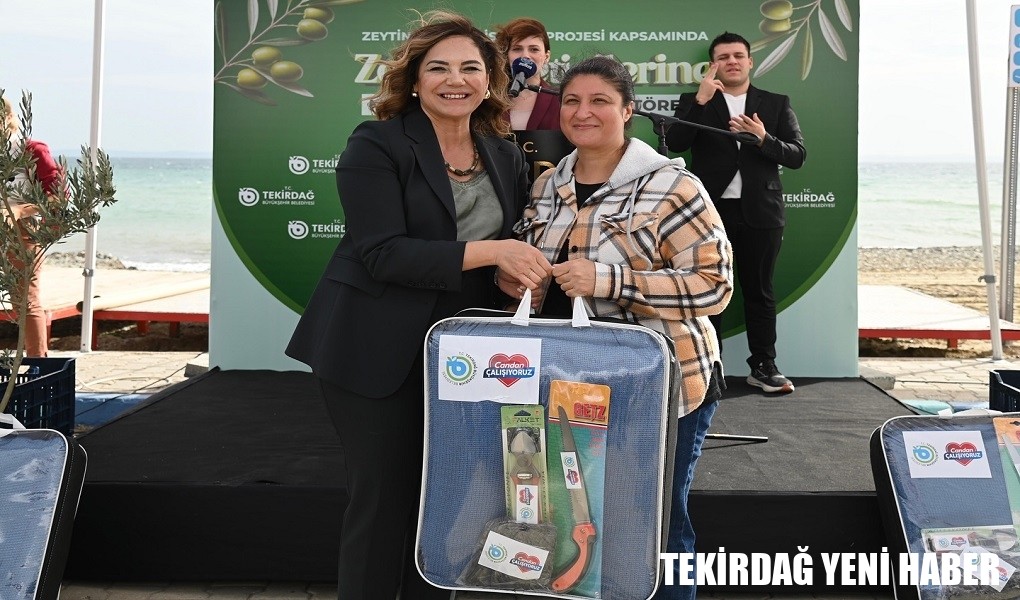 BÜYÜKŞEHİR’DEN ZEYTİN ÜRETİCİLERİNE CANDAN DESTEK