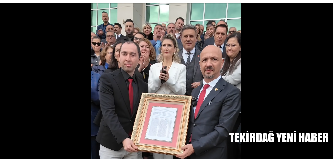 Cenk Boduç Mazbatasını Aldı