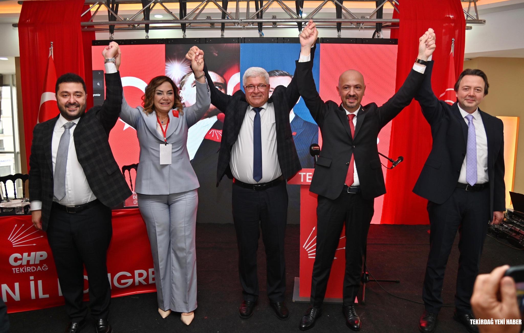 CHP Tekirdağ’da Coşkulu Kongre: Yeni İl Başkanı Görevine Başladı