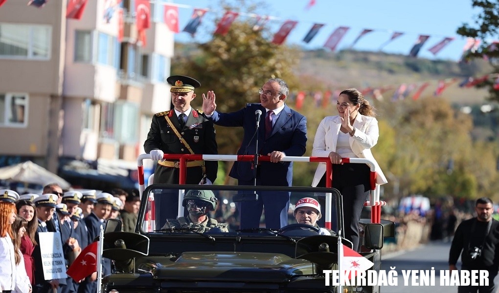 CUMHURİYET BAYRAMI VE KURULUŞUN 102. YILI TEKİRDAĞ’DA COŞKUYLA KUTLANDI
