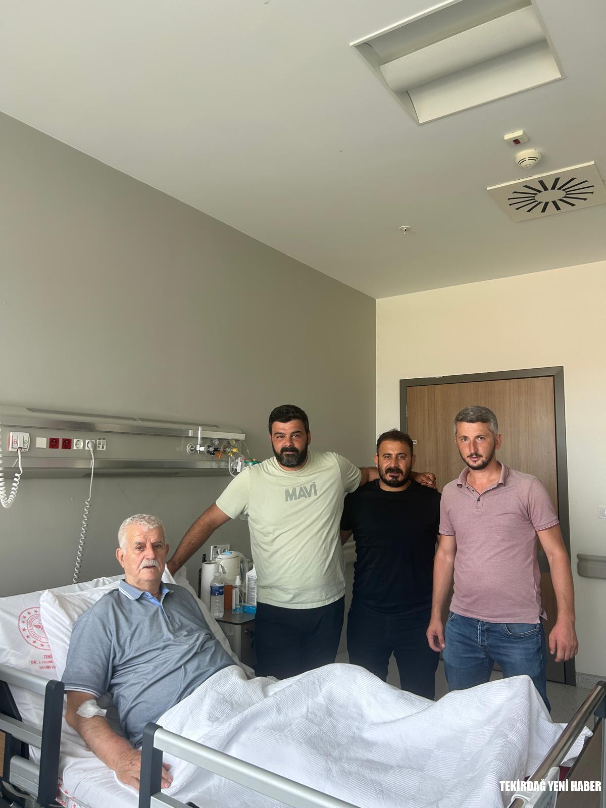 Gazetecilerden Ersin Bilmeç’e Geçmiş Olsun Ziyareti 