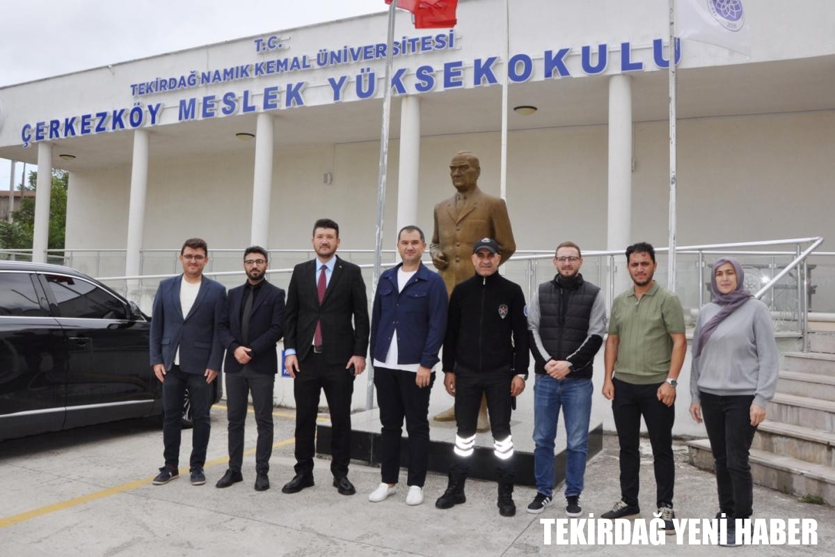 GENEL SEKRETER SAYGI’DAN ÇERKEZKÖY VE SARAY MYO’YA ZİYARET : “REKTÖRÜMÜZÜN ÖNCÜLÜĞÜNDE  AKADEMİK GELİŞİME KATKI SUNUYORUZ”