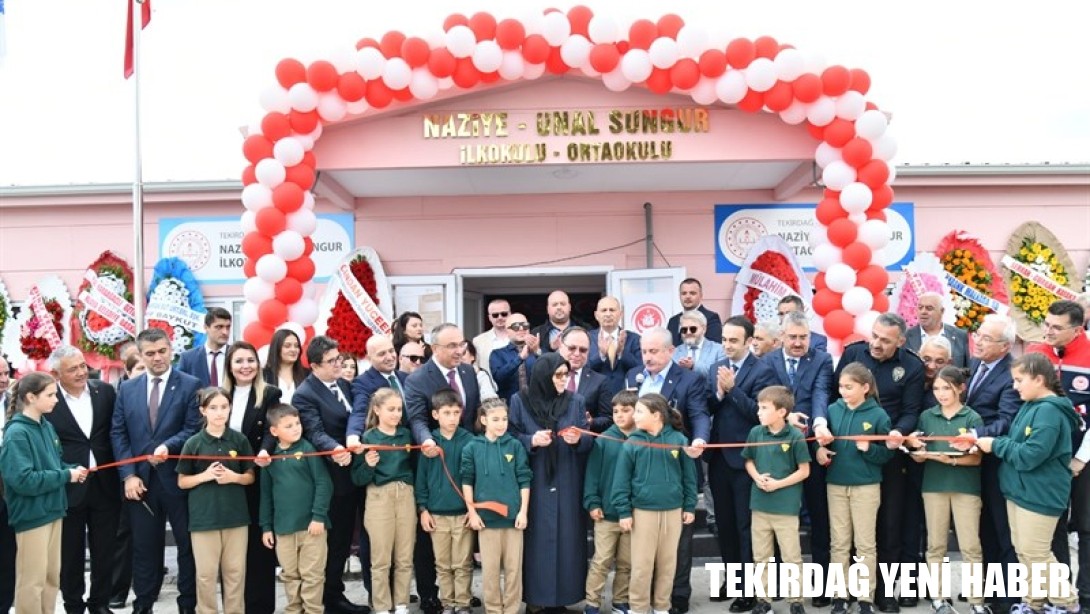 Hayırsever Tarafından Yaptırılan Naziye Ünal Sungur İlkokulu/Ortaokulu’nun Açılışı Gerçekleştirildi