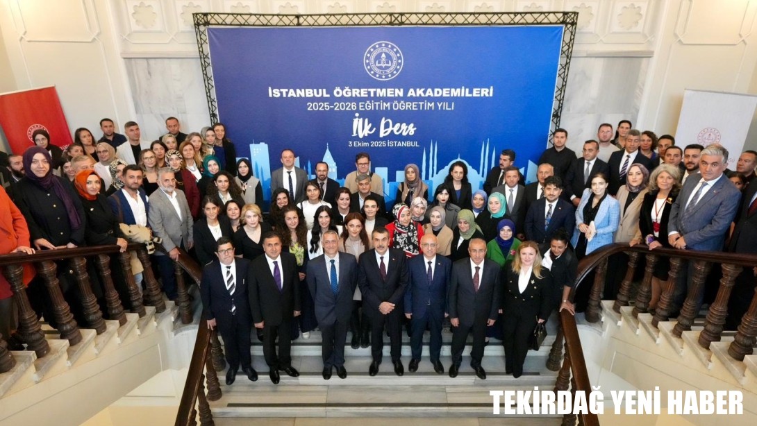 İstanbul Öğretmen Akademileri ve Atölyelerinin Yeni Eğitim Öğretim Yılının İlk Dersini, Bakan Tekin Verdi
