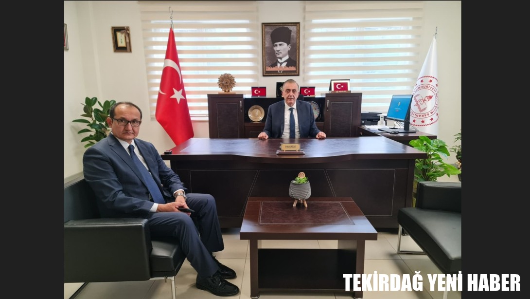 Kaymakamı . Mahmut Nedim TUNÇER, Müdürlüğümüzü Denetledi.