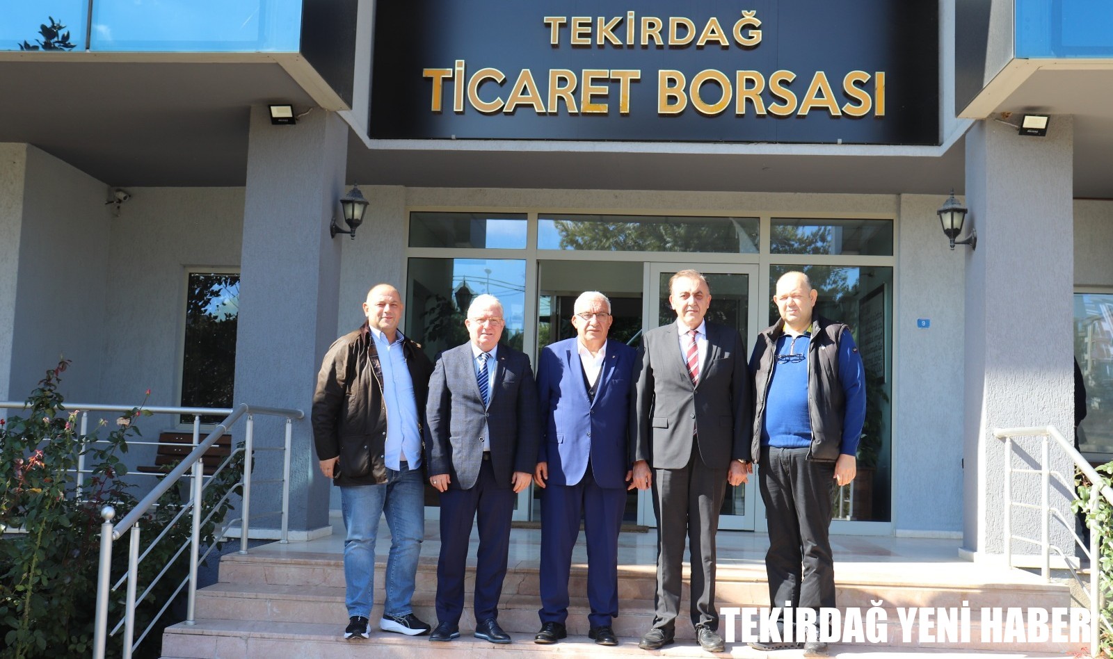 Kaymakamı  Mahmut Nedim TUNÇER, Tekirdağ Ticaret Borsası Başkanı Osman SARI…