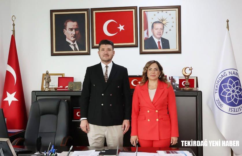 NKÜ Genel Sekreteri Gökhan Saygı’dan Başkan Yüceer’e Teşekkür
