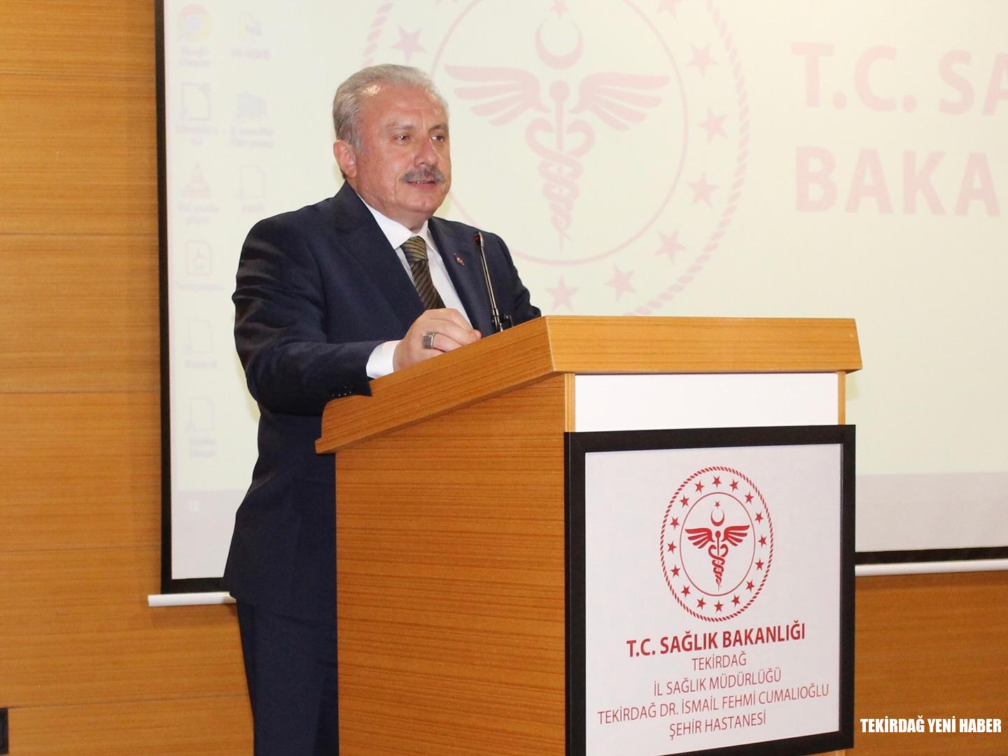 TBMM 29. Dönem Başkanı Prof. Dr. Mustafa Şentop’tan Tekirdağ Şehir Hastanesi’ne Ziyaret ve “Hukuk ve Hayat” Konferansı