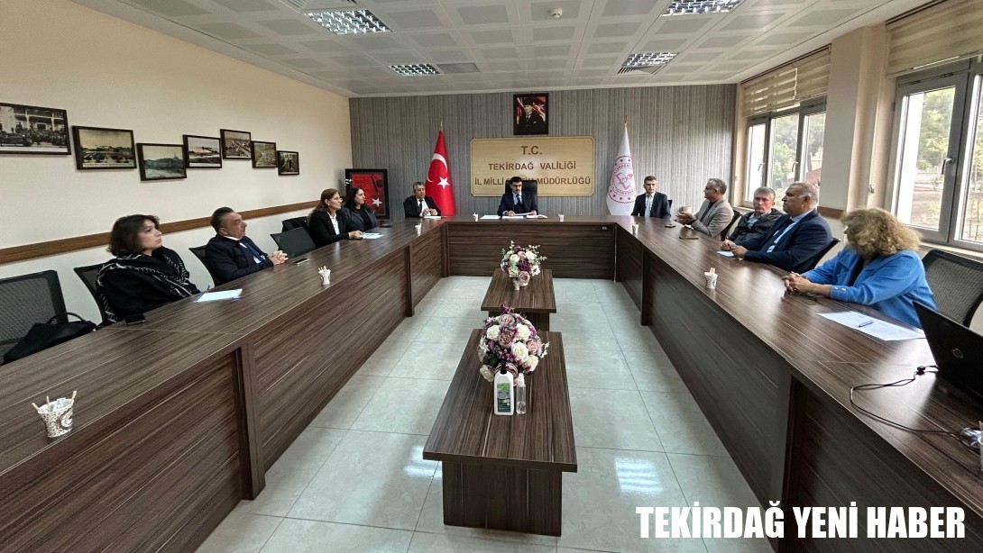 Tekirdağ İl Mesleki ve Teknik Eğitim Planı Komisyonu Toplantısı Gerçekleştirildi