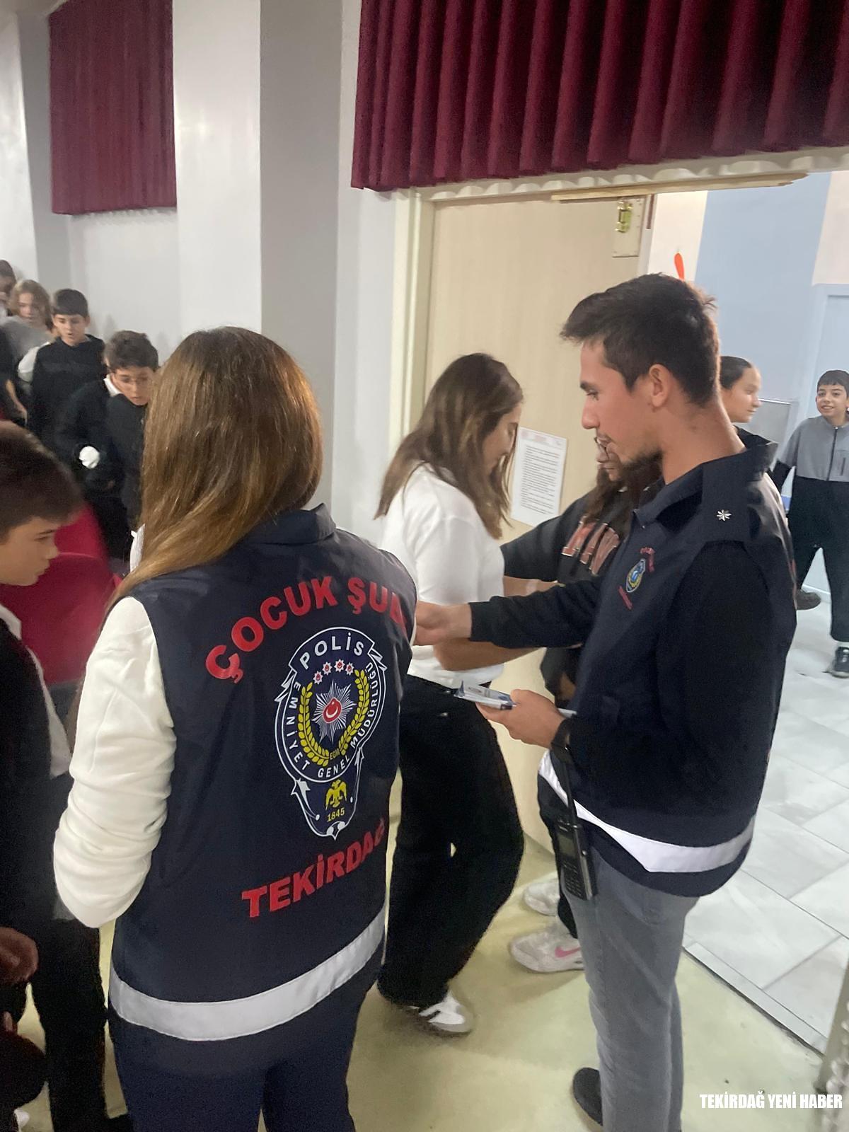 Tekirdağ Polisi, Öğrencilerle Buluşmaya Devam Ediyor