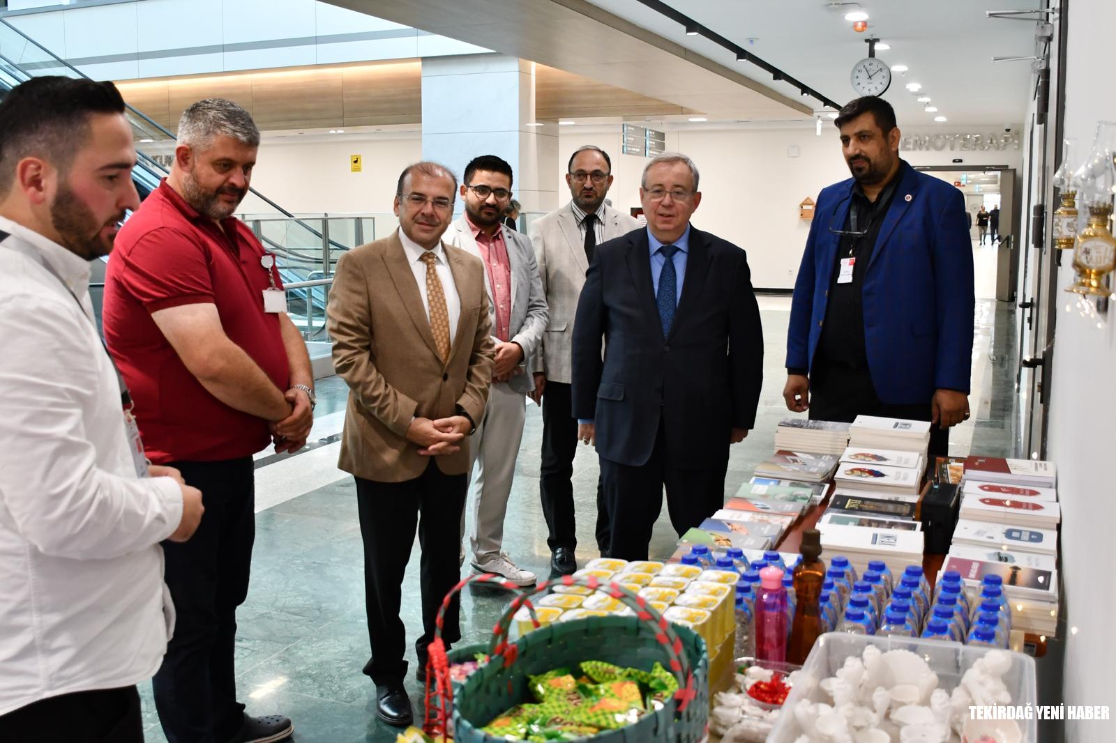 Tekirdağ Şehir Hastanesi’nde Camiler ve Din Görevlileri Haftası Standı Açıldı