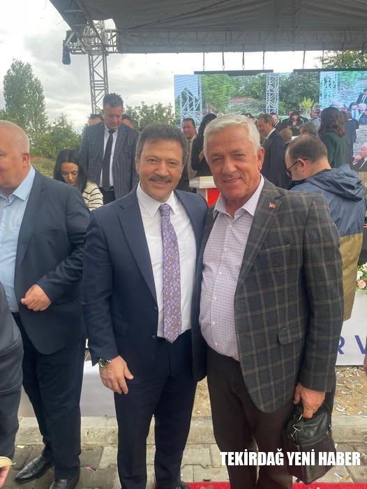 Tekirdağ Taşıyıcılar Kooperatifi Başkanı Ali Rıza Eti, Lüleburgaz’daki Açılış Törenine Katıldı