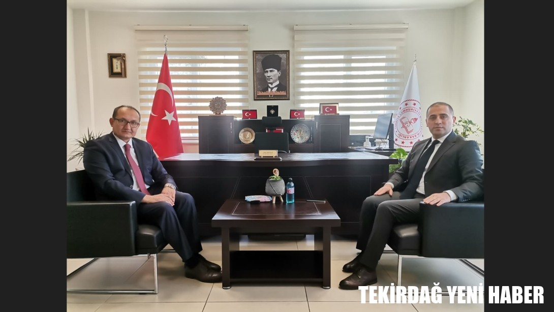 Tekirdağ Vali Yardımcısı  Musa AYDEMİR, İlçe Milli Eğitim Müdürlüğümüzü Ziyaret Etti.