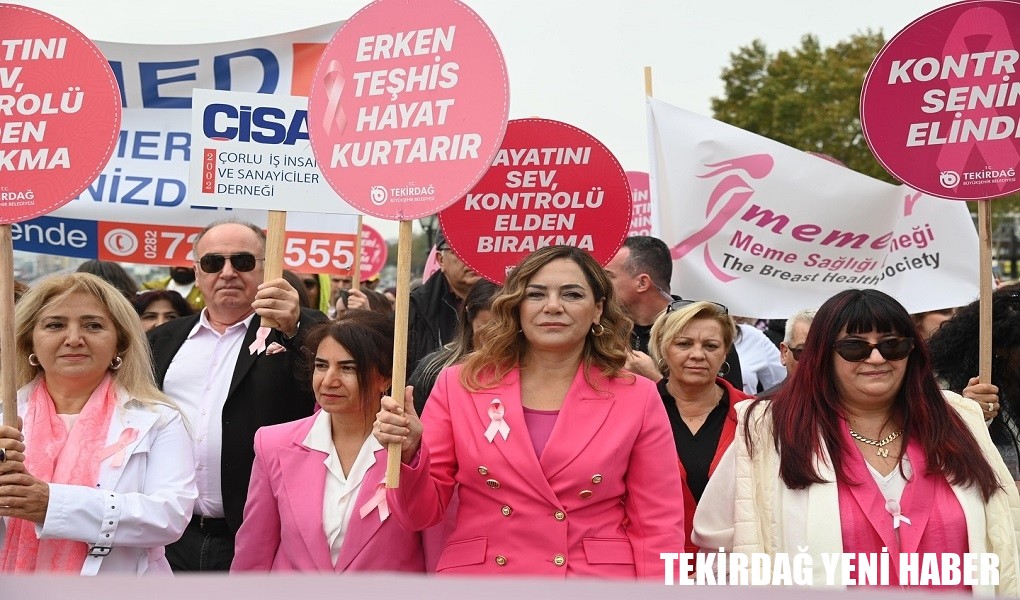 TEKİRDAĞ’DA PEMBE FESTİVAL’LE MEME KANSERİ FARKINDALIĞINA GÜÇLÜ DESTEK