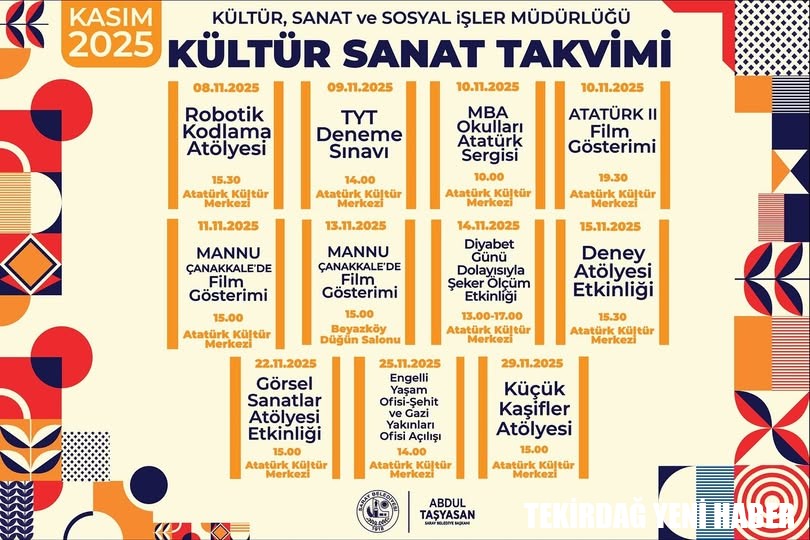 Akm’de kasım ayı dolu dolu geçecek