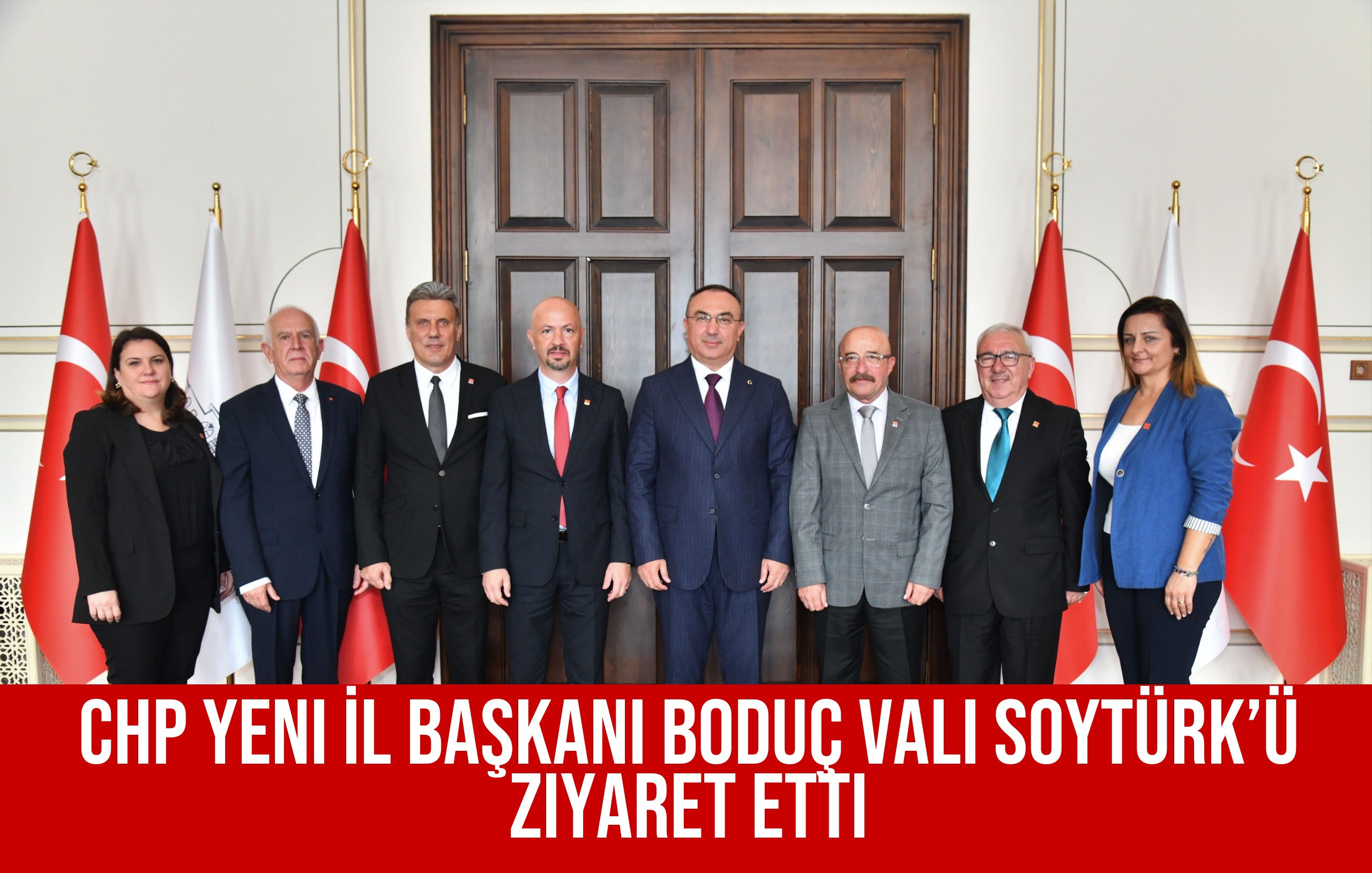 CHP Yeni İl Başkanı Boduç Vali Soytürk’ü Ziyaret Etti
