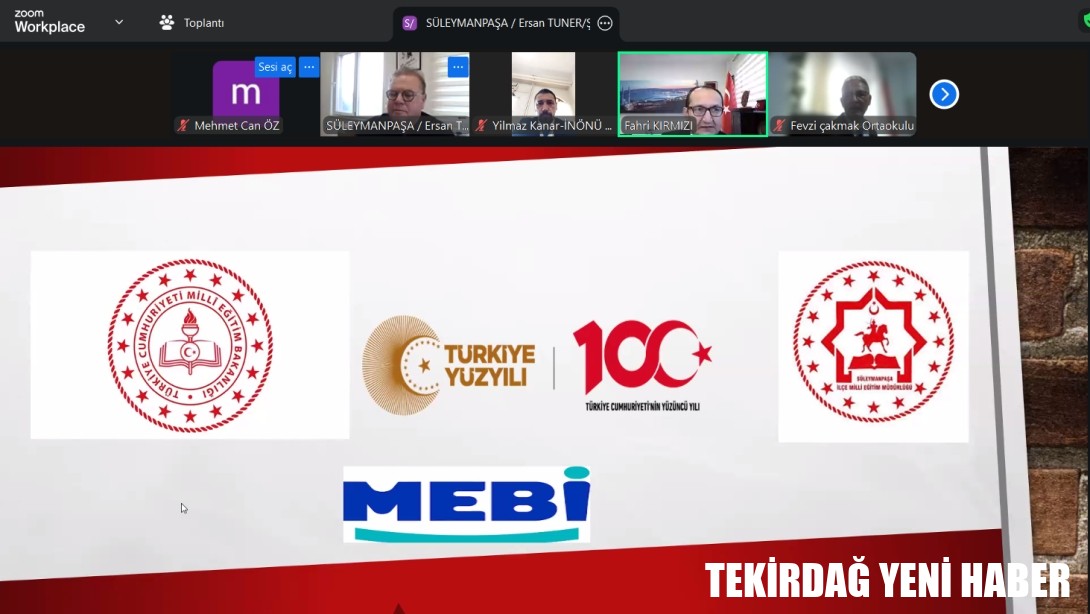 İlçemiz Ortaokul ve Lise Müdürlerine Yönelik ”MEBİ Veri Girişleri ve Durum Değerlendirme Toplantısı” İlçe Milli Eğitim Müdürü Fahri KIRMIZI Başkanlığında Gerçekleşti.