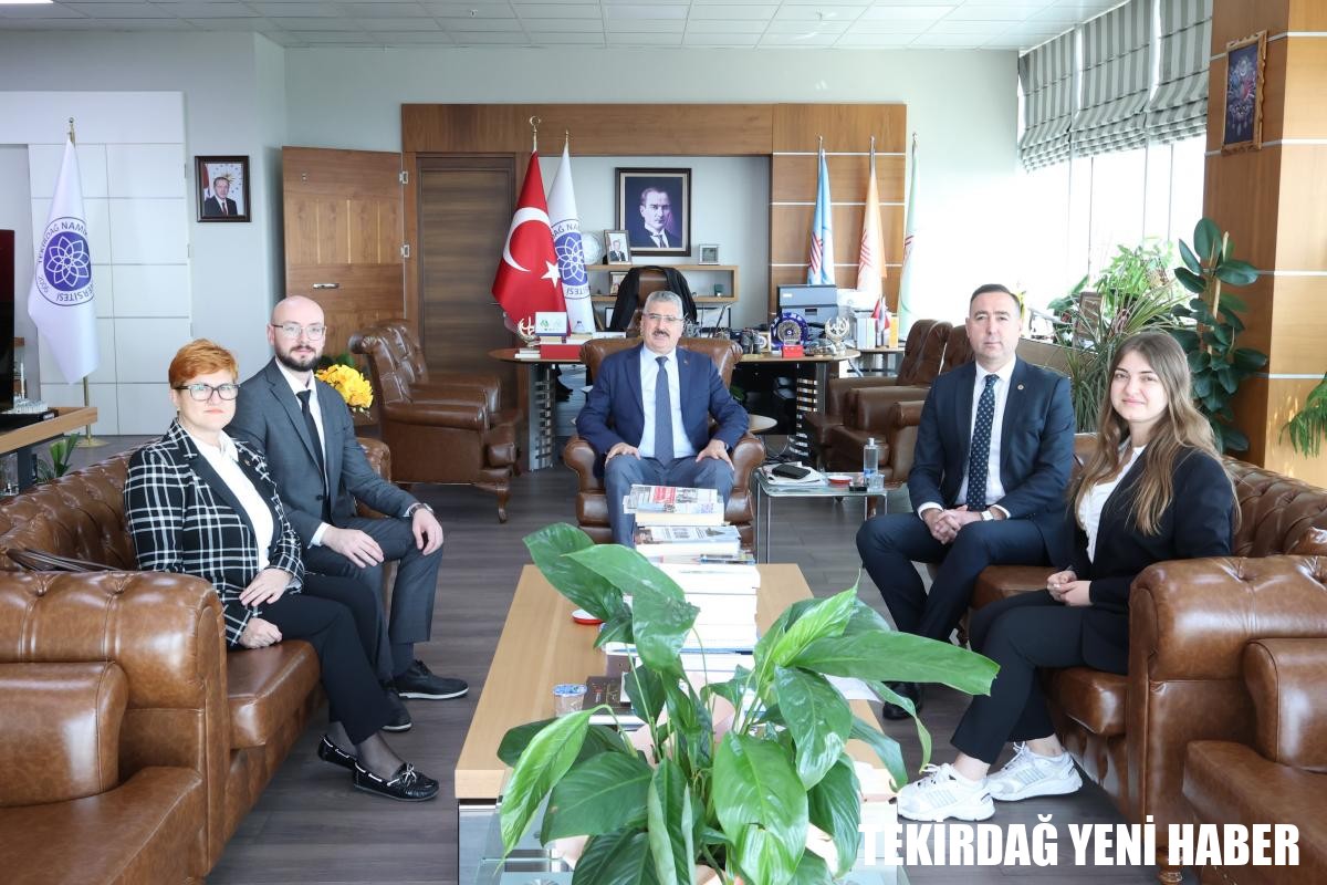 TEKİRDAĞ BAROSUNDAN ÜNİVERSİTEMİZ REKTÖRÜNE ZİYARET