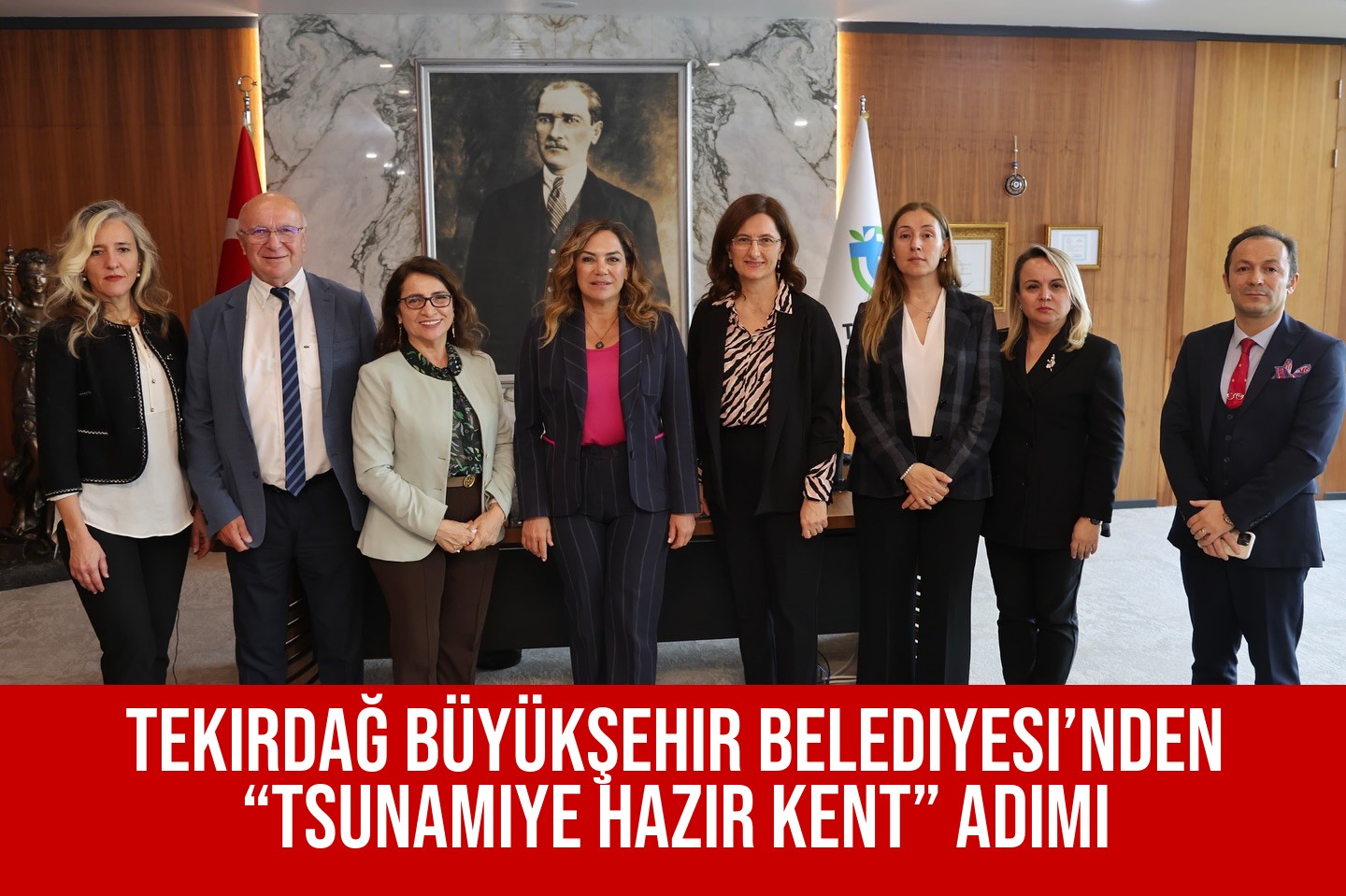 Tekirdağ Büyükşehir Belediyesi’nden “Tsunamiye Hazır Kent” Adımı