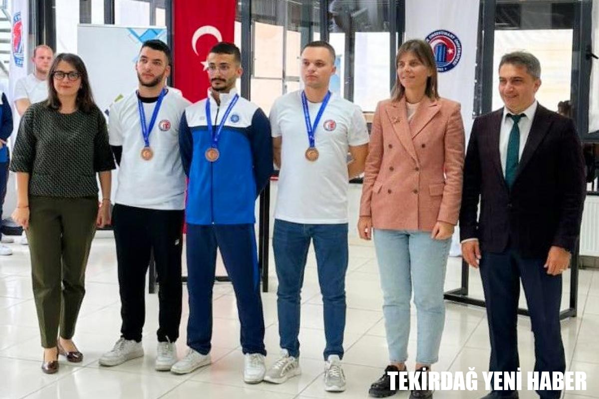 TEKİRDAĞ NKÜ BİLEK GÜREŞİ TAKIMI ŞAMPİYON OLDU
