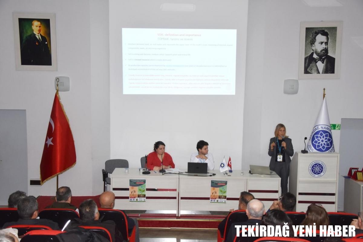 TEKİRDAĞ NKÜ’DE KURAKLIKLA MÜCADELEDE BİTKİ BESLEME VE TOPRAK SAĞLIĞININ ÖNEMİ BAŞLIKLI ULUSLARARASI KONFERANS GERÇEKLEŞTİ