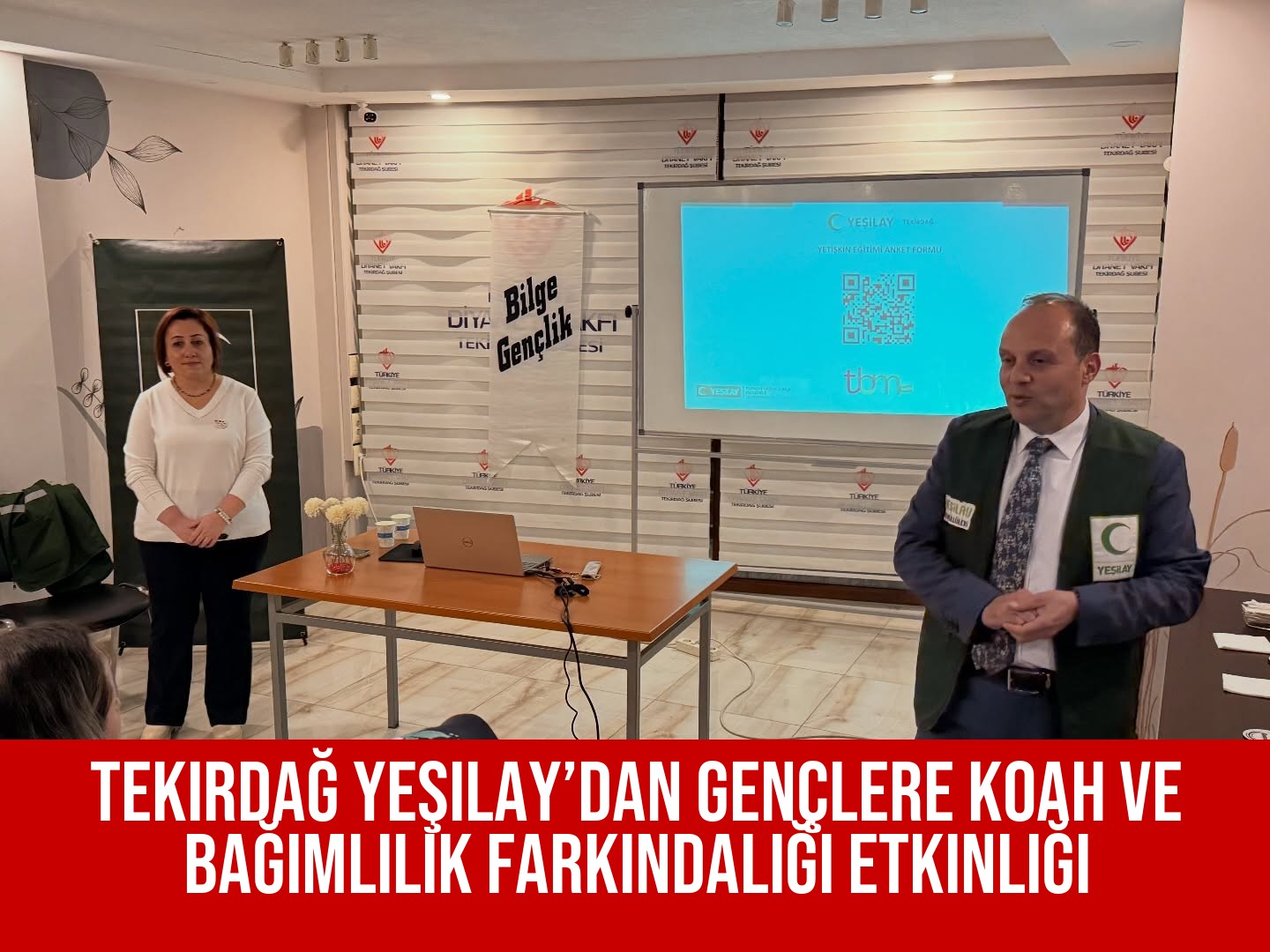 Tekirdağ Yeşilay’dan Gençlere KOAH ve Bağımlılık Farkındalığı Etkinliği