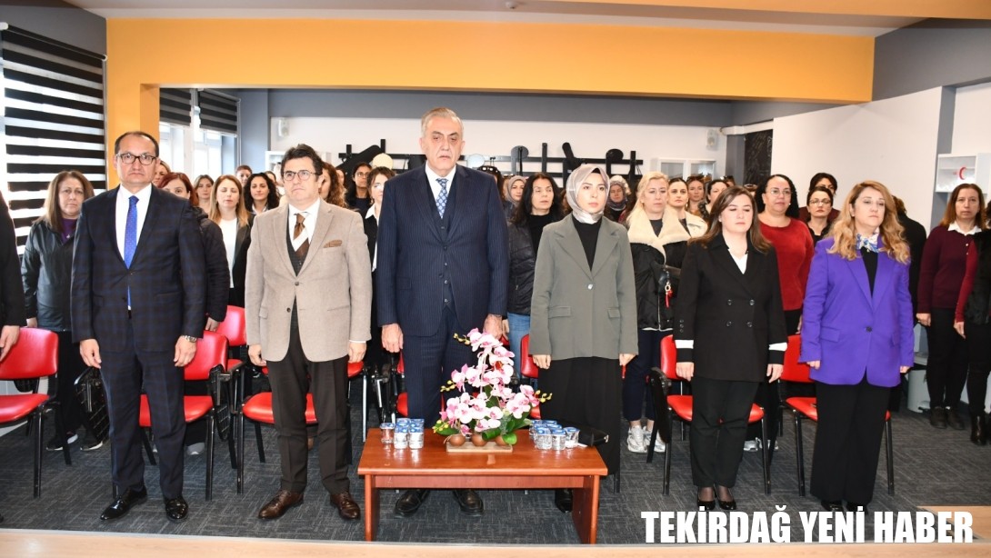 5 Aralık Dünya Kadın Hakları Günü kapsamında İlçemiz Büyükşehir Belediyesi Vali Enver Salihoğlu Ortaokulu Konferans Salonunda…