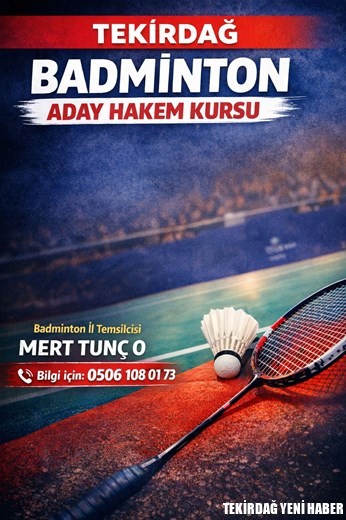 BADMİNTON HAKEM KURSU AÇILIYOR!