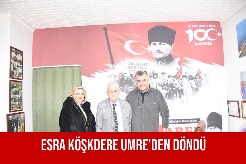 Esra Köşdere Umre’den Döndü