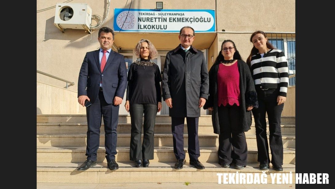 İlçe Milli Eğitim Müdürü Fahri KIRMIZI, İlçemiz Nurettin Ekmekçioğlu İlkokulunu Ziyaret Etti.