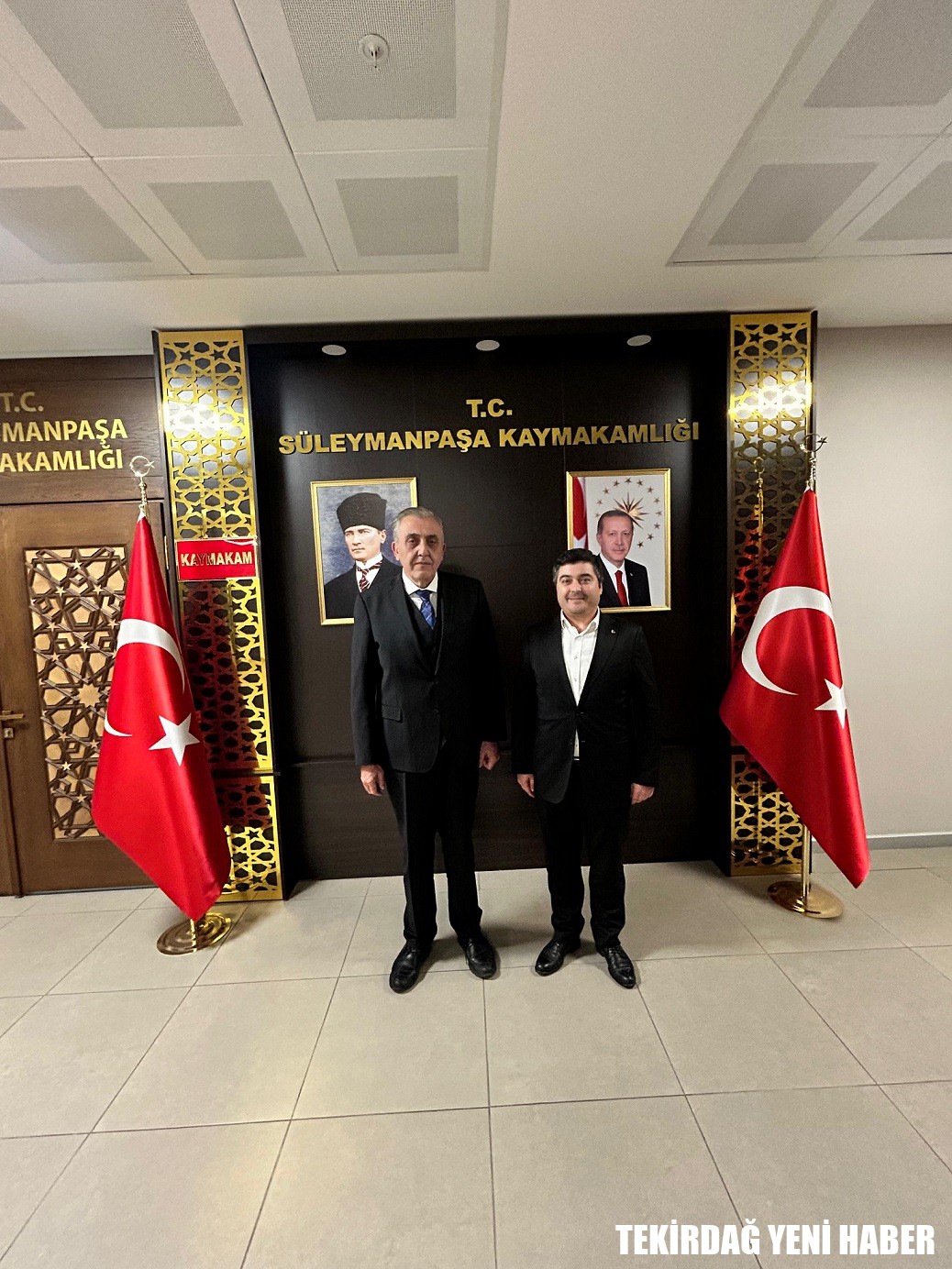 Kaymakamı  Mahmut Nedim TUNÇER, Malkara Ticaret ve Sanayi Odası Başkanı..