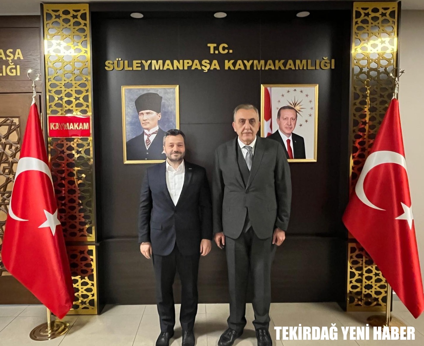 Kaymakamı  Mahmut Nedim TUNÇER, Önder İmam Hatipliler Derneği Genel Başkanı Abdullah Ceylan…