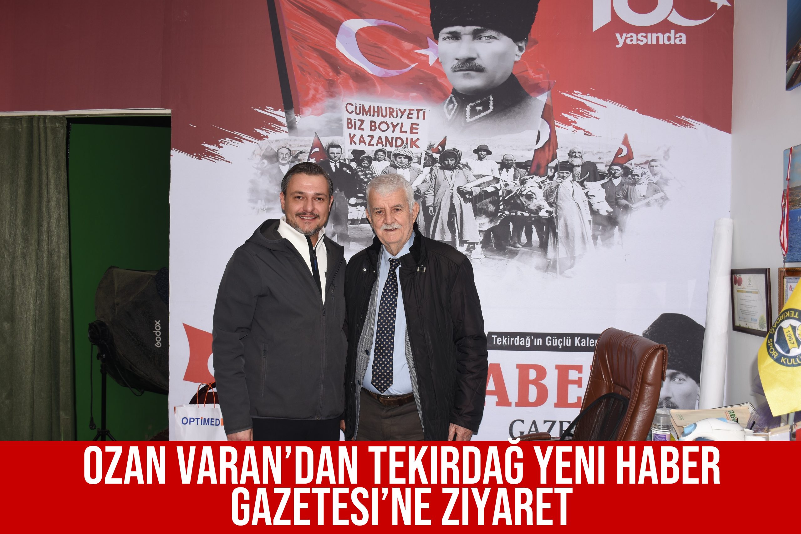 Ozan Varan’dan Tekirdağ Yeni Haber Gazetesi’ne Ziyaret