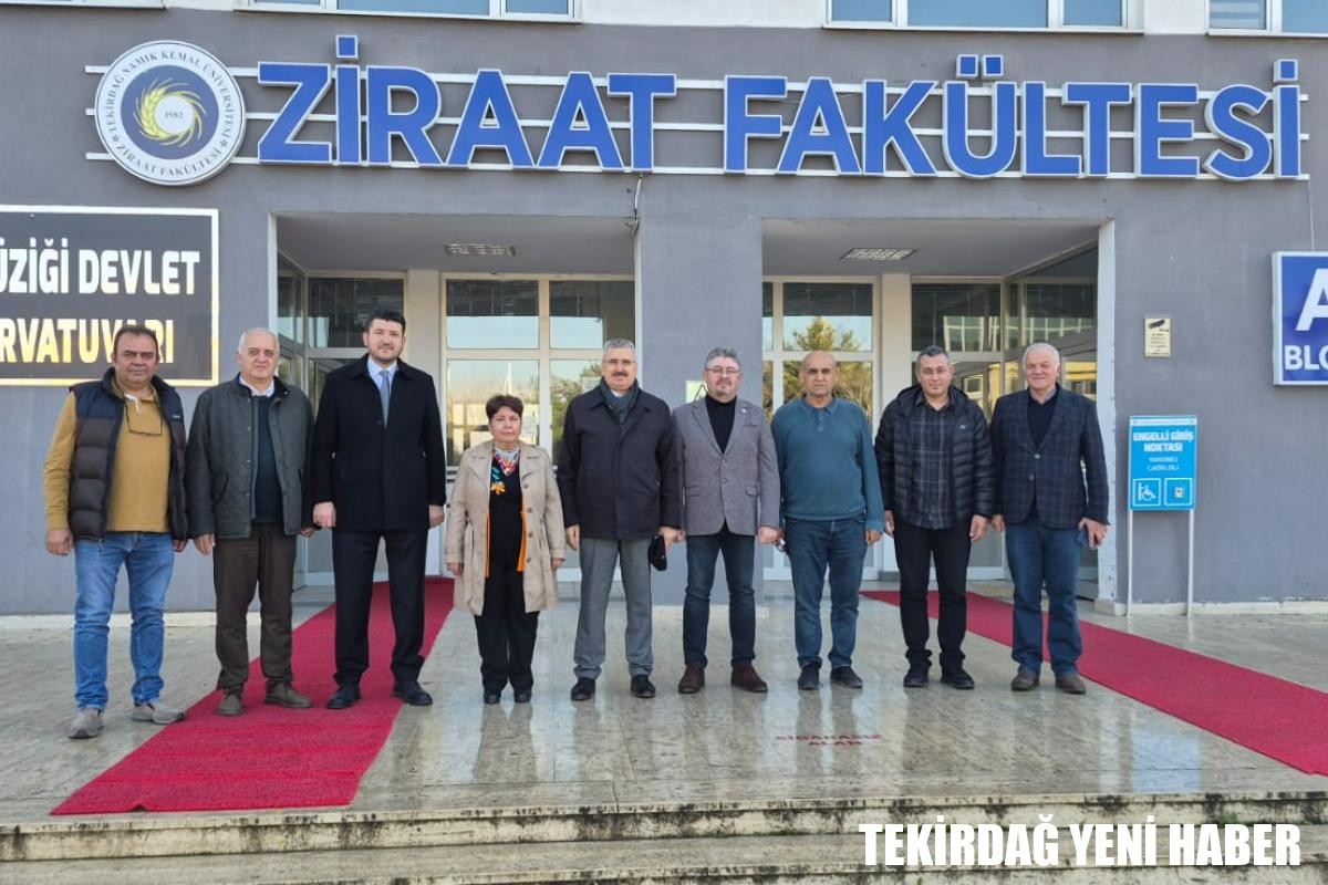 REKTÖRÜ PROF. DR. MÜMİN ŞAHİN VE TEKİRDAĞ ÖNDER ÇİFTÇİ DANIŞMANLIK DERNEĞİ YÖNETİM KURULU BAŞKANI MEHMET AYKUT’UN KATILIMI İLE 3. TOPLANTI GERÇEKLEŞTİ