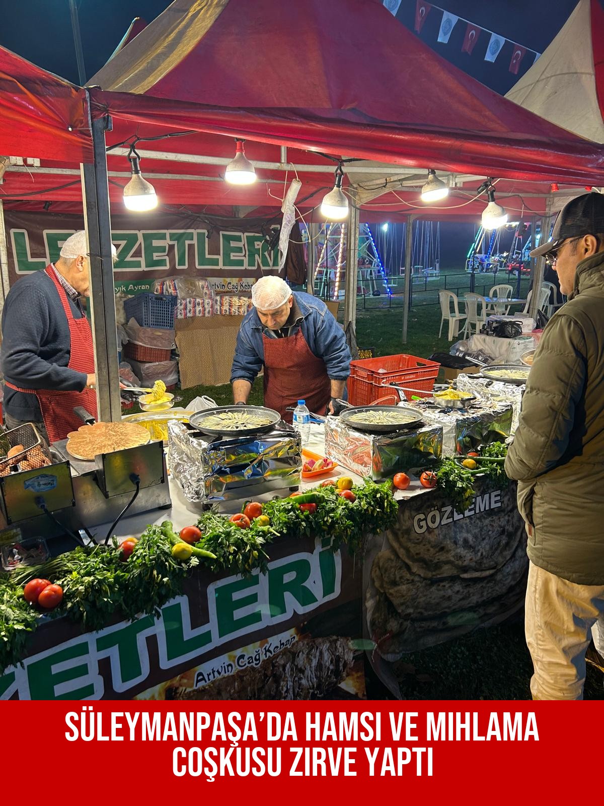 Süleymanpaşa’da Hamsi ve Mıhlama Coşkusu Zirve Yaptı