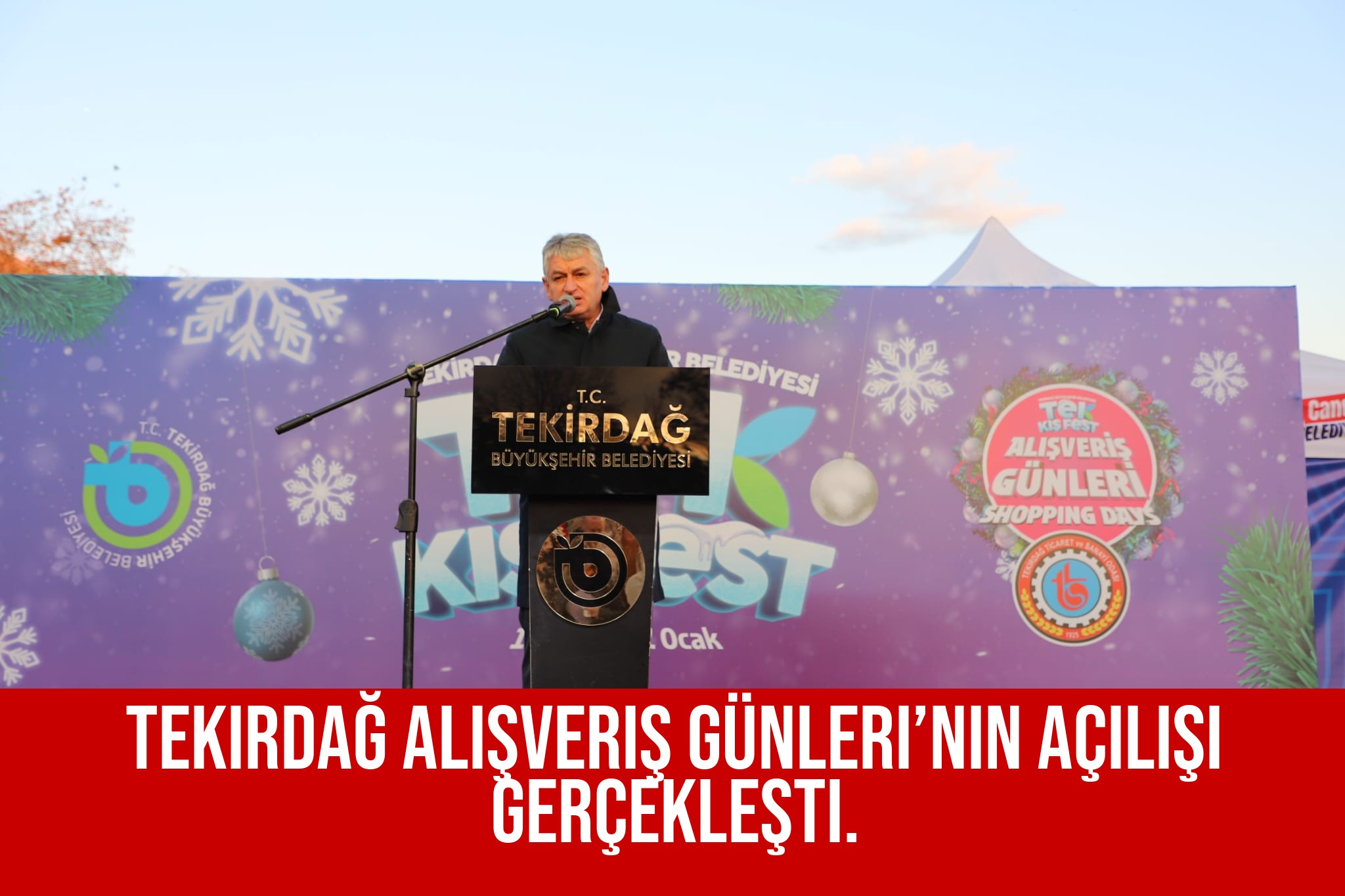 Tekirdağ Alışveriş Günleri’nin açılışı gerçekleşti.