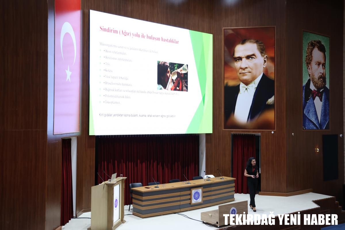 TEKİRDAĞ NKÜ’DE BULAŞICI HASTALIKLAR BİLGİLENDİRME SEMİNERİ DÜZENLENDİ