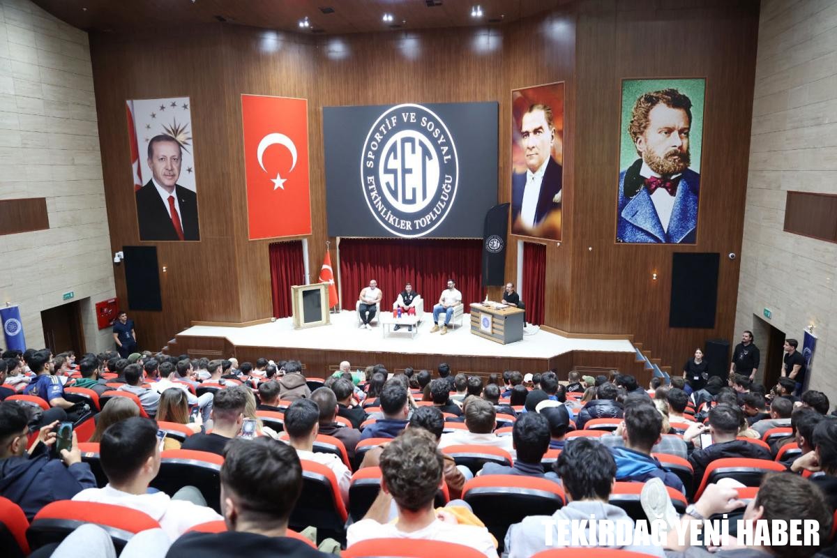 TEKİRDAĞ NKÜ’DE SET TALKS SÖYLEŞİSİ GERÇEKLEŞTİ