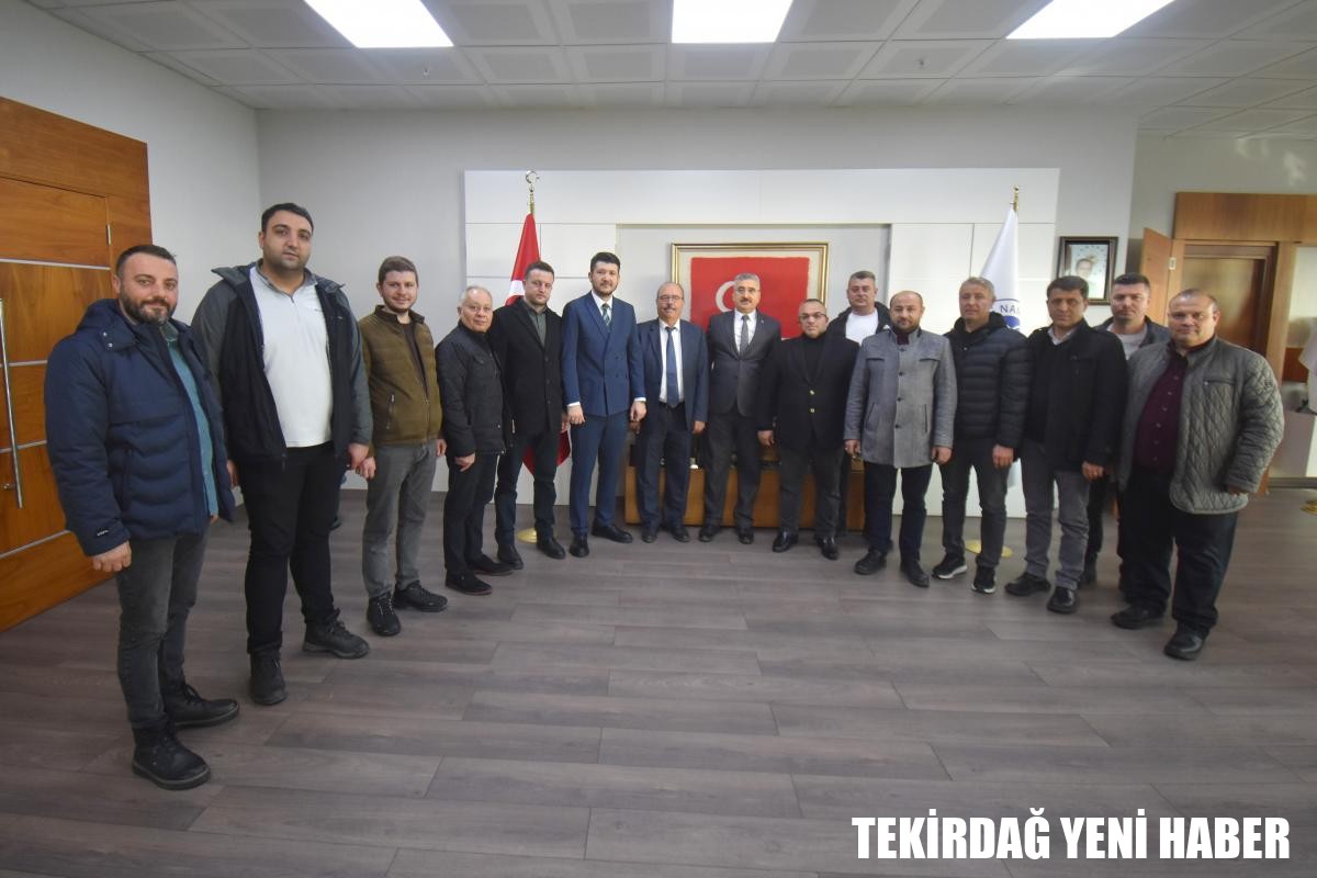 TEKİRDAĞ ŞÖFÖRLER VE OTOMOBİLCİLER ESNAF ODASI BAŞKANLIĞINDAN REKTÖRÜMÜZE ZİYARET