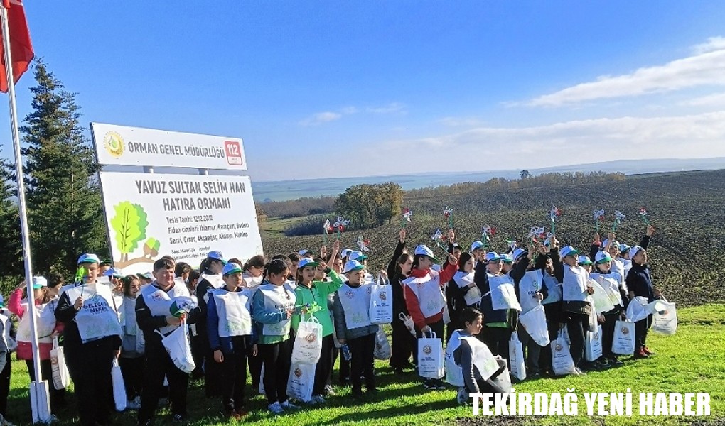 TEKİRDAĞ’DA ÇOCUKLARA DOĞA BİLİNCİ AŞILAYAN ETKİNLİK