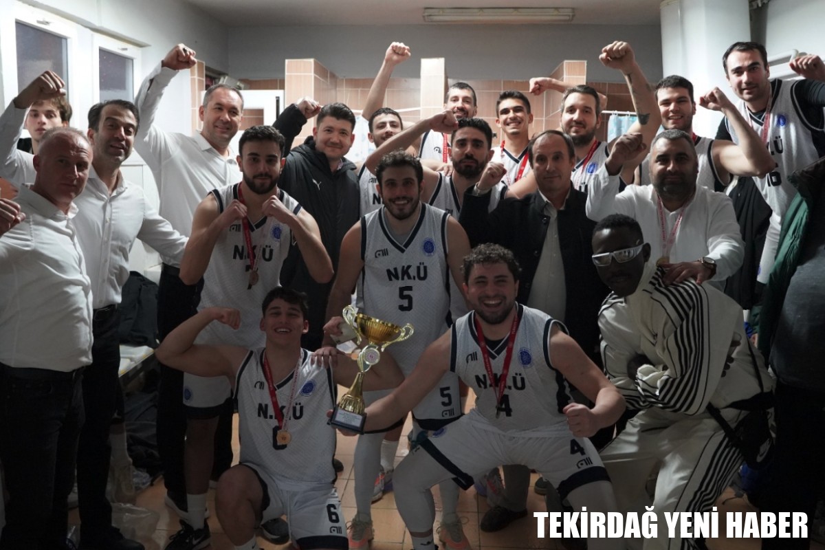 TNKÜ Basketbol Takımı Namağlup Şampiyon: Hedef Üst Ligler!