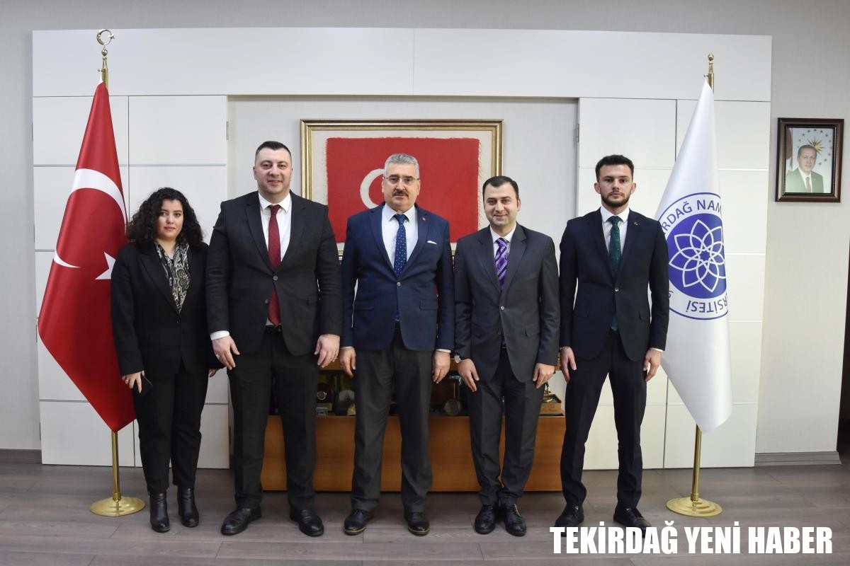 ÜLKÜ OCAKLARI TEKİRDAĞ İL YÖNETİMİNDEN REKTÖRÜMÜZE ZİYARET