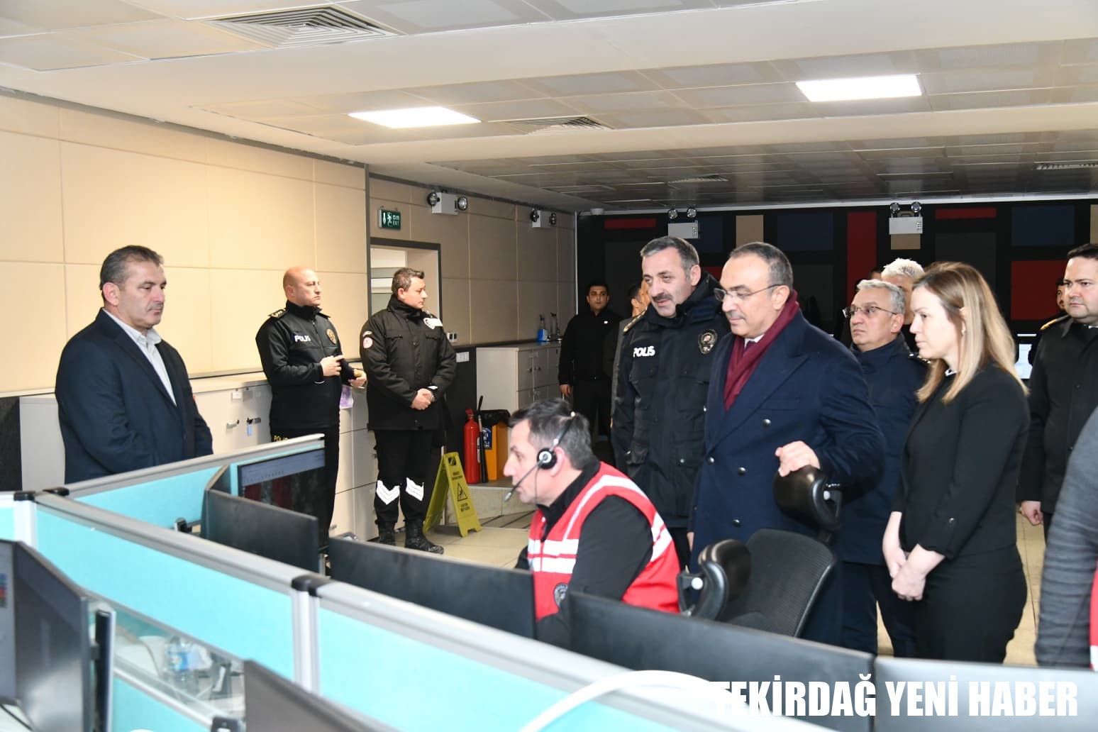 Vali Soytürk 112 Acil Çağrı Merkezi Müdürlüğünü Ziyaret Etti