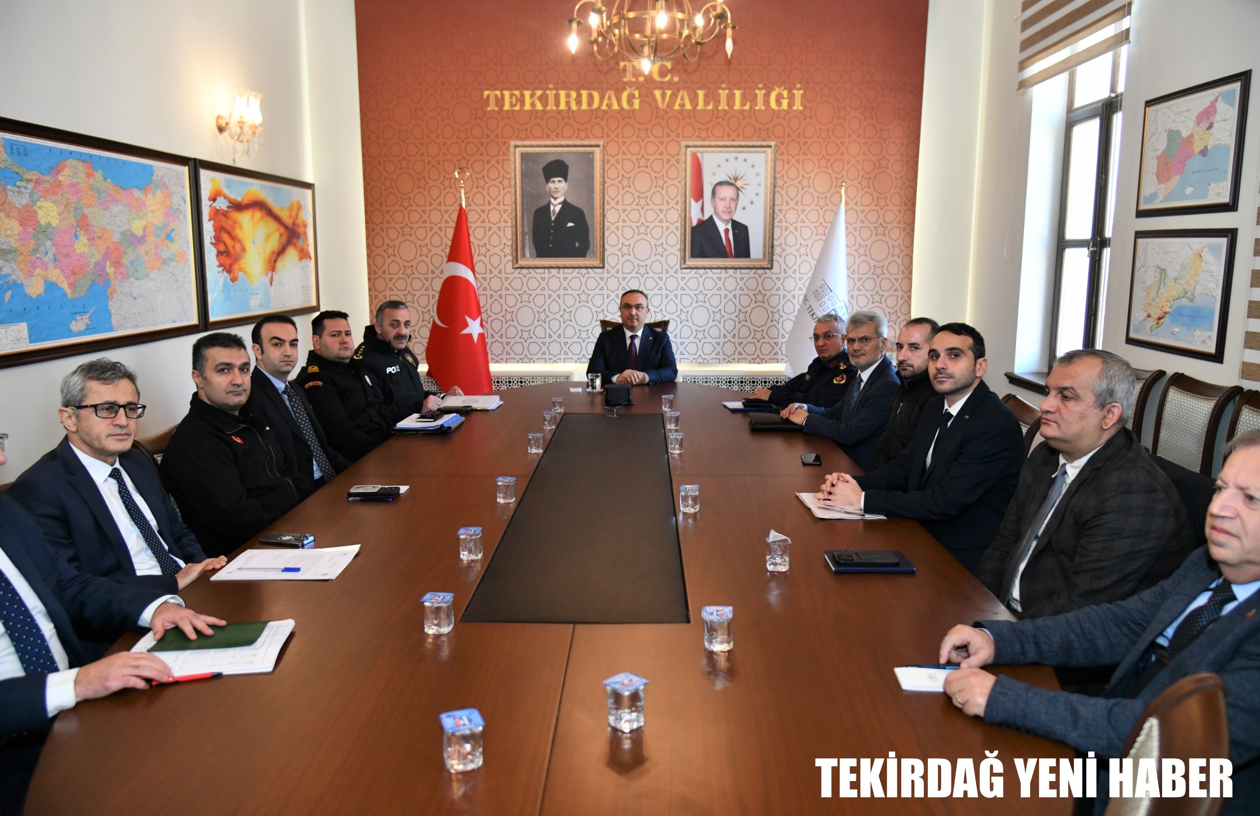 Vali Soytürk Başkanlığında Yılbaşı Tedbirleri Toplantısı Yapıldı