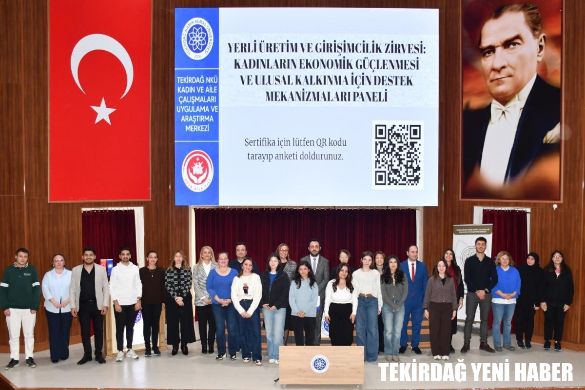 YERLİ ÜRETİM VE GİRİŞİMCİLİK ZİRVESİ: KADINLARIN EKONOMİK GÜÇLENMESİ VE ULUSAL KALKINMA İÇİN DESTEK MEKANİZMALARI PANELİ GERÇEKLEŞTİRİLDİ