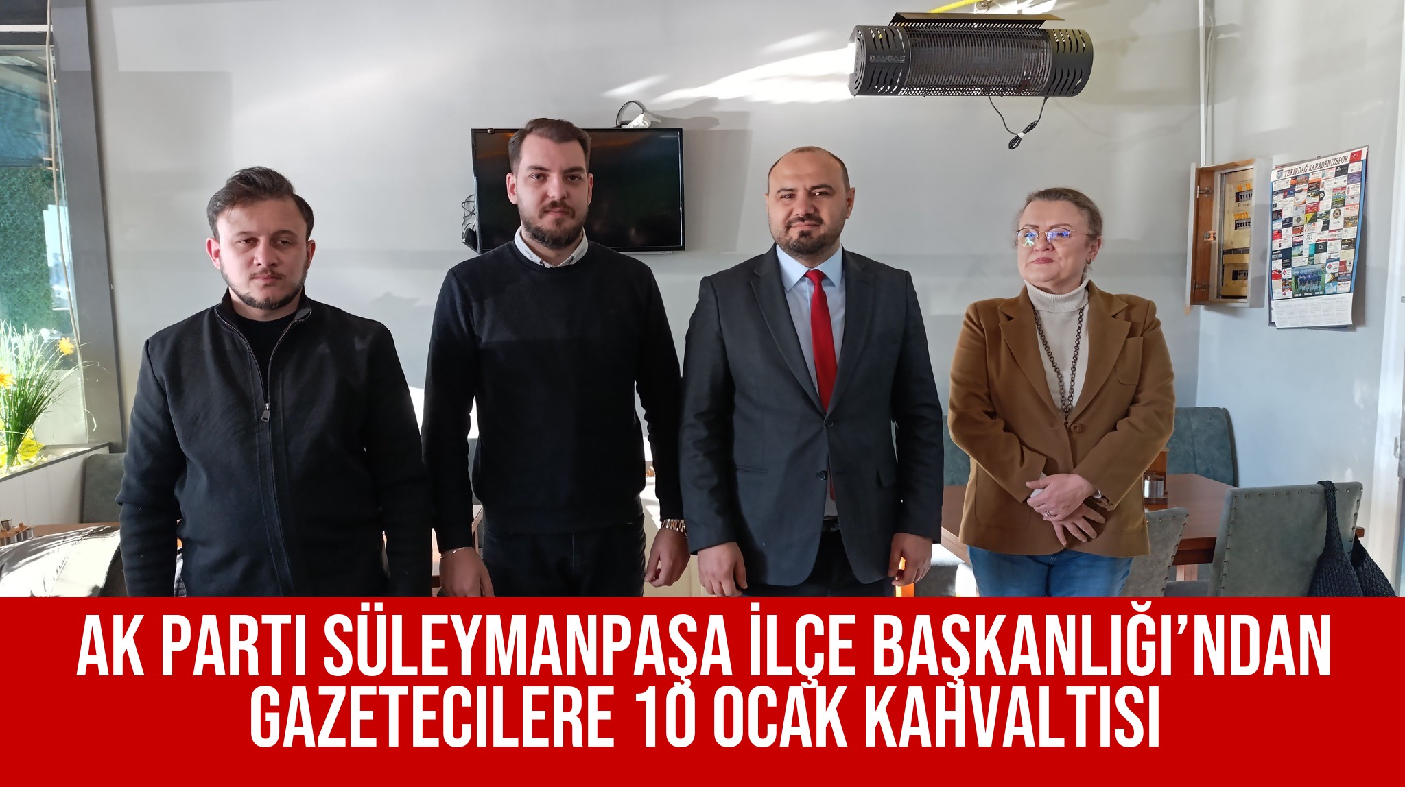 AK Parti Süleymanpaşa İlçe Başkanlığı’ndan Gazetecilere 10 Ocak Kahvaltısı