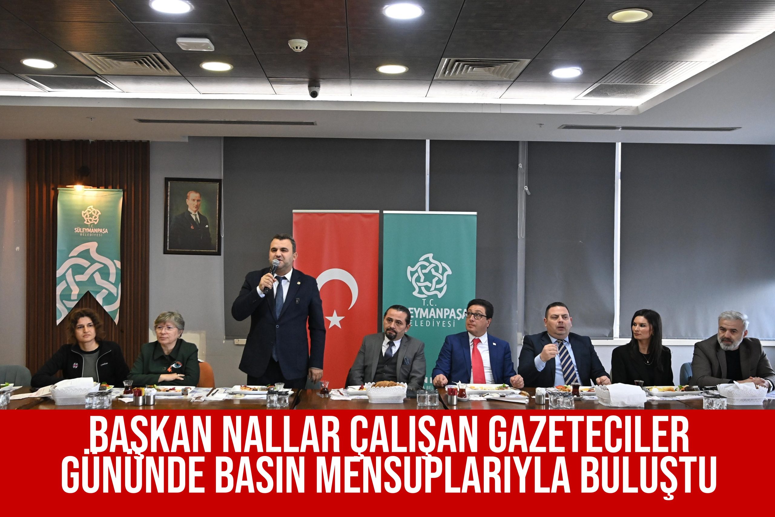 Başkan Nallar Çalışan Gazeteciler Gününde Basın Mensuplarıyla Buluştu