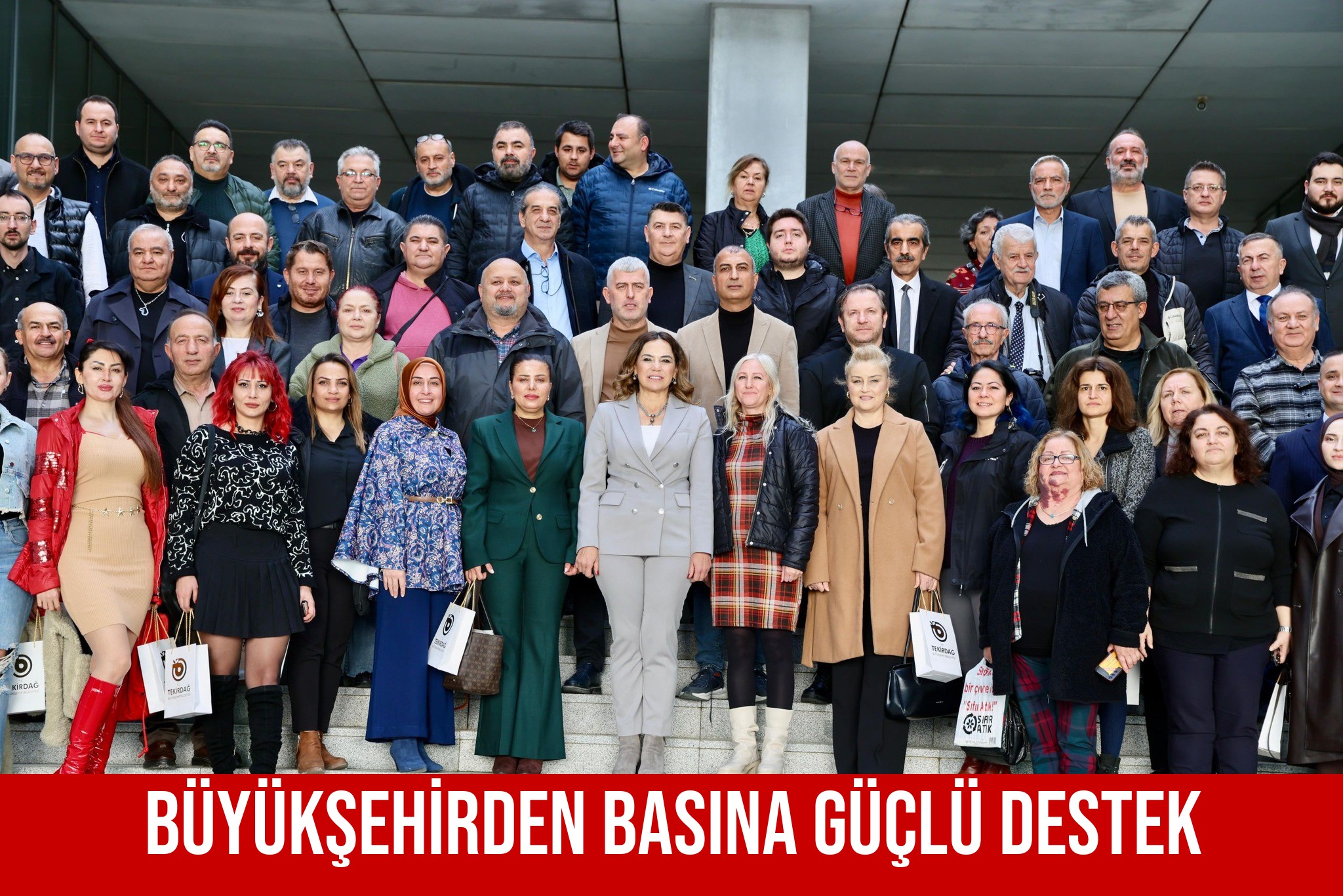 BÜYÜKŞEHİRDEN BASINA GÜÇLÜ DESTEK