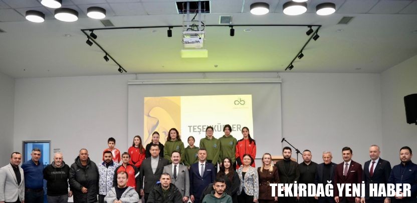 Çorlu`nun Adını Duyuran Başarılı Sporcular Ödüllendirildi