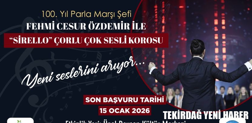 Çorlu´nun İlk A Capella Korosu İçin Seçmeler Başlıyor